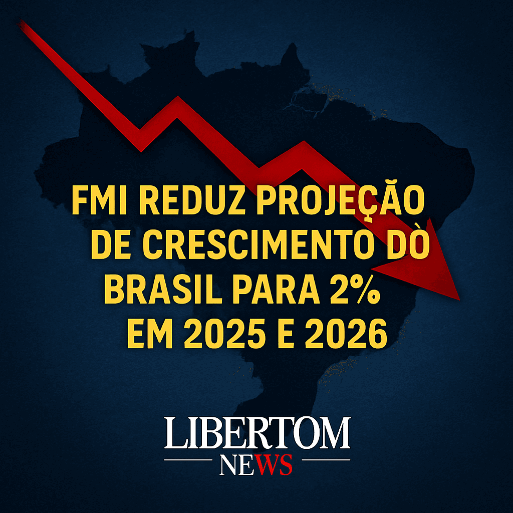 FMI reduz projeção de crescimento do Brasil para 2% em 2025 e 2026