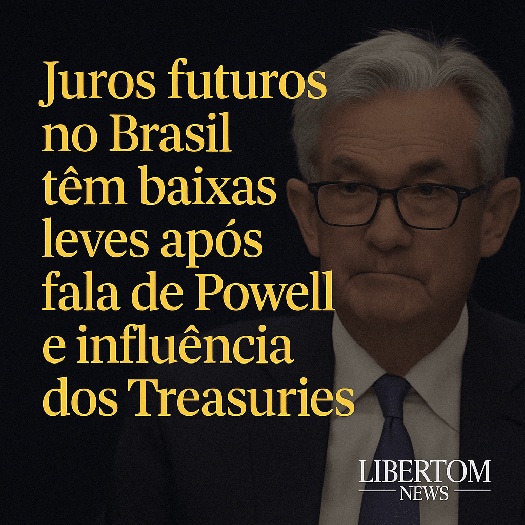 Juros Futuros no Brasil Têm Baixas Leves Após Fala de Powell e Influência dos Treasuries