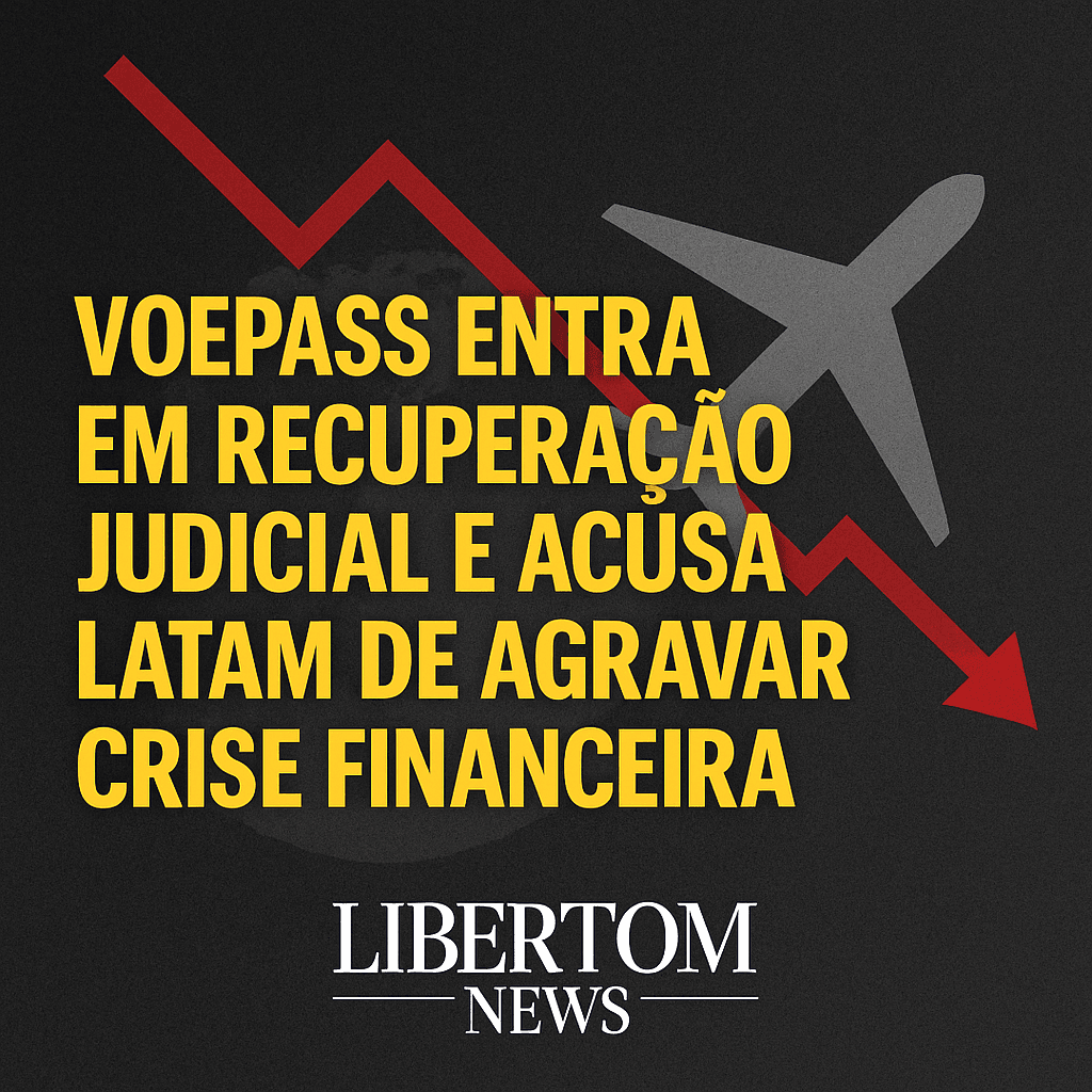 Voepass entra em recuperação judicial e acusa Latam de agravar crise financeira