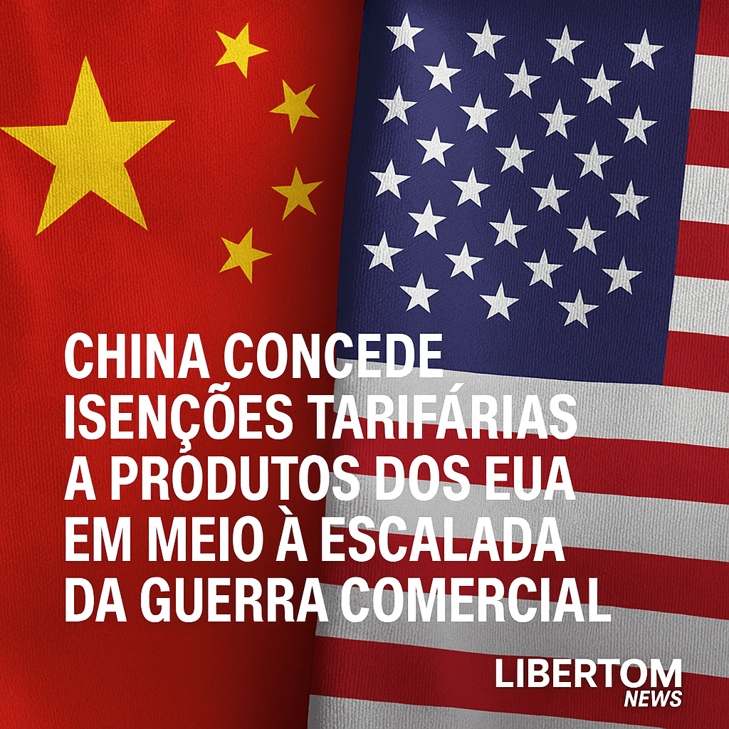 China concede isenções tarifárias a produtos dos EUA em meio à escalada da guerra comercial