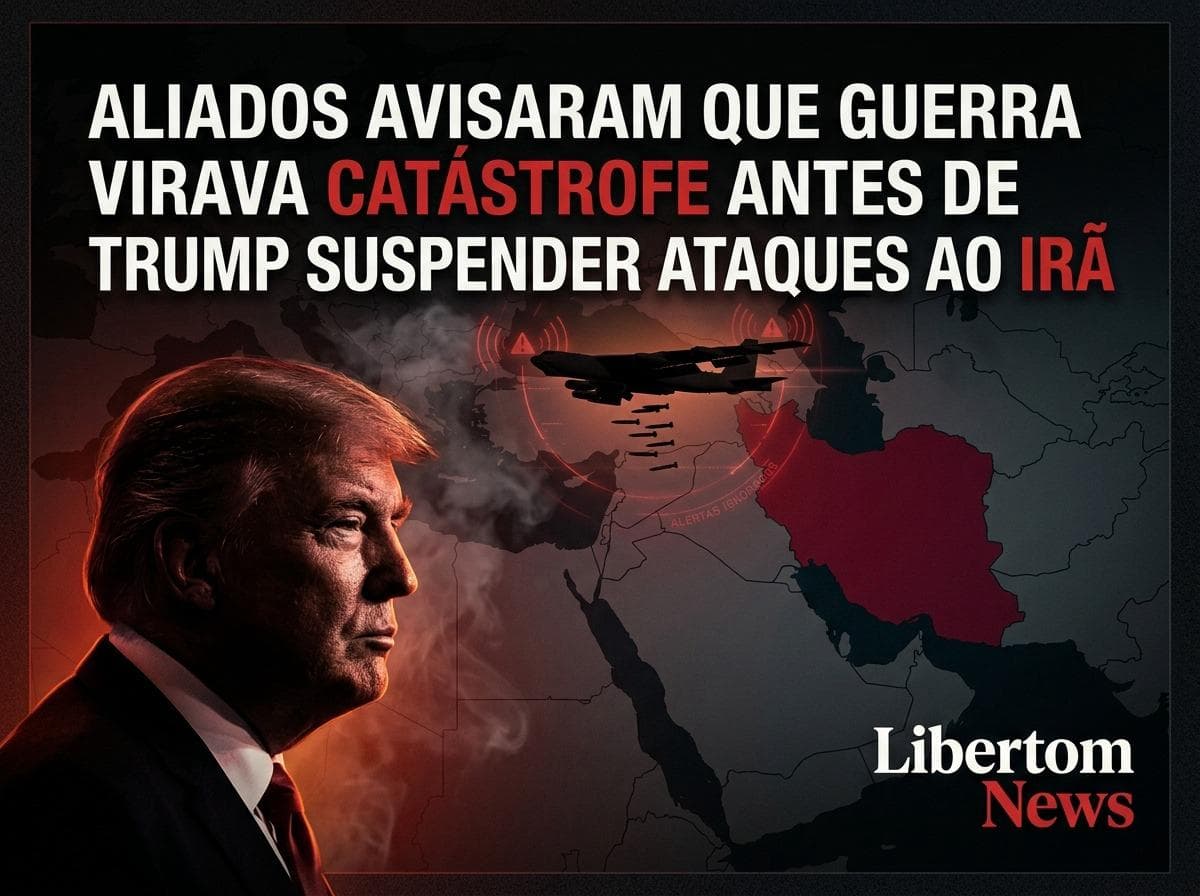 Aliados avisaram que a guerra virava catástrofe antes de Trump suspender ataques ao Irã