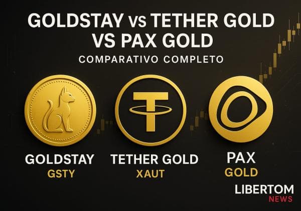 GoldStay vs Tether Gold vs. PAX Gold: Comparativo Completo