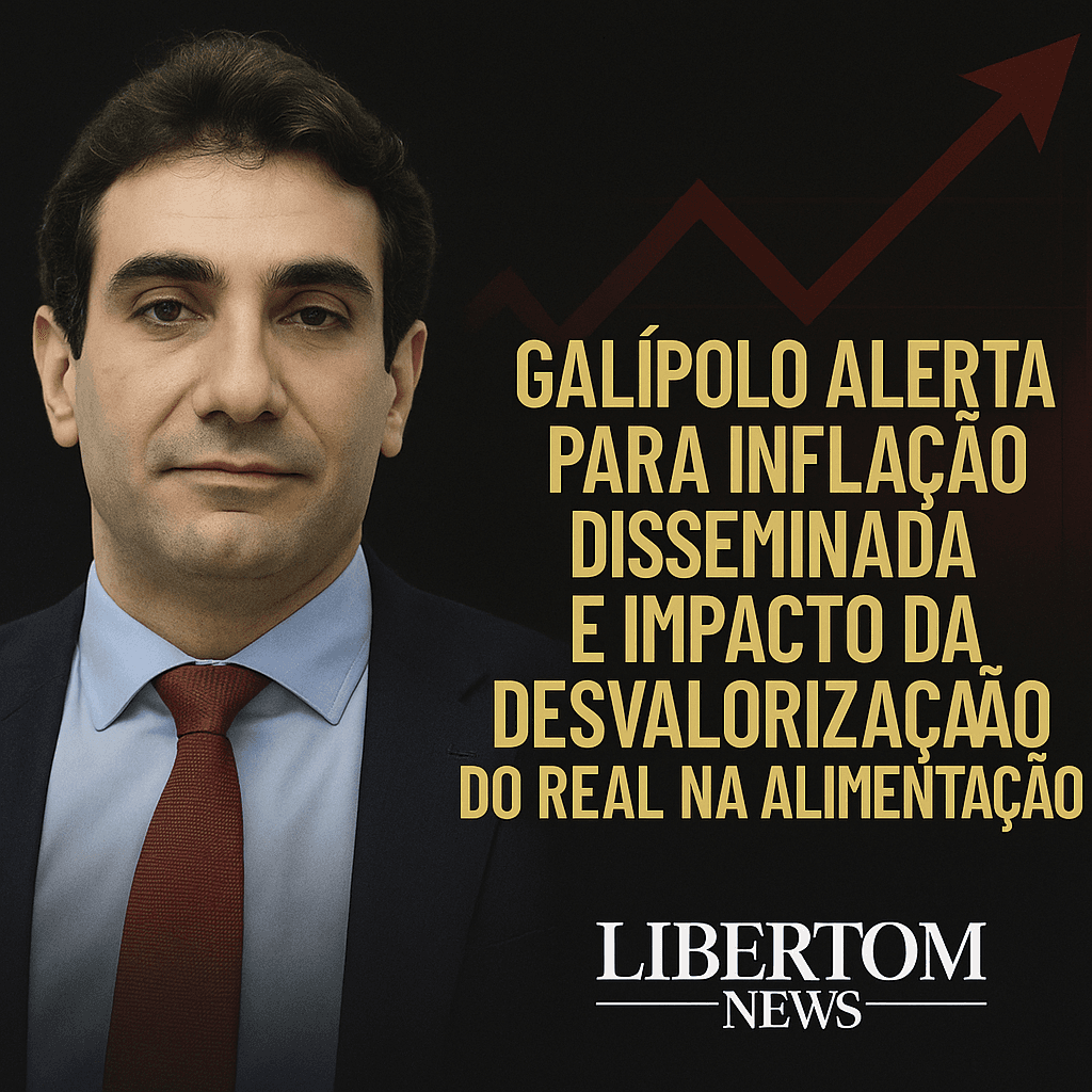 Galípolo alerta para inflação disseminada e impacto da desvalorização do real na alimentação
