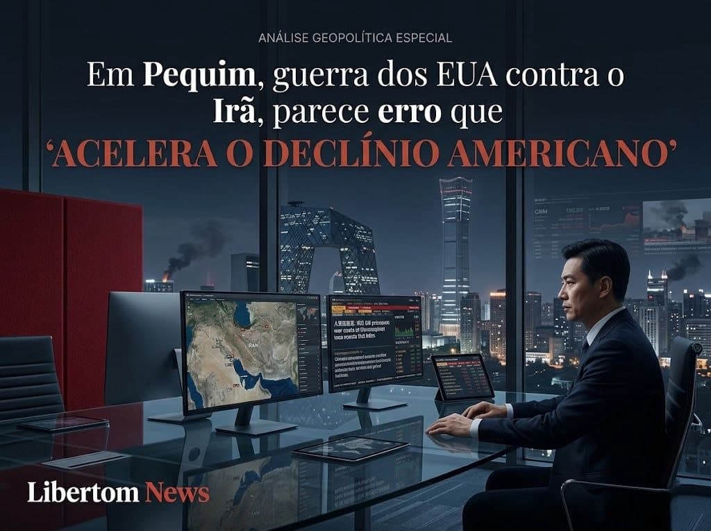 Em Pequim, guerra dos EUA contra o Irã parece erro que acelera o declínio americano