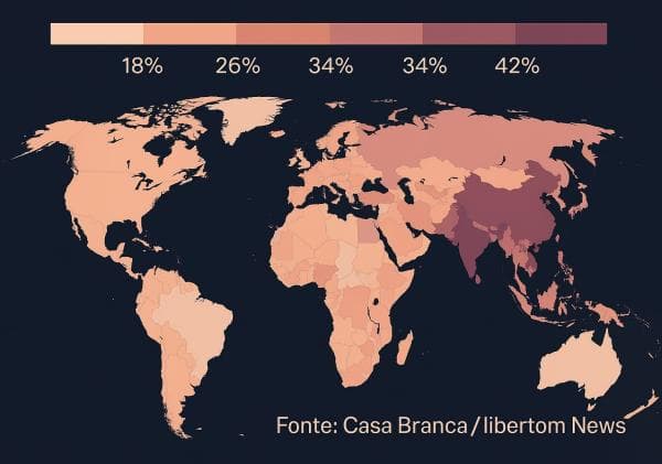 Governo Trump anuncia novas tarifas de Importação que chegam a 50%, entenda como isso afeta as economias globais
