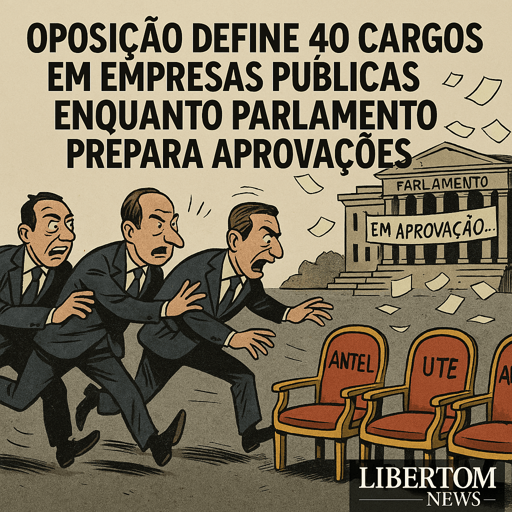 Oposição define 40 cargos em empresas públicas enquanto Parlamento prepara aprovações