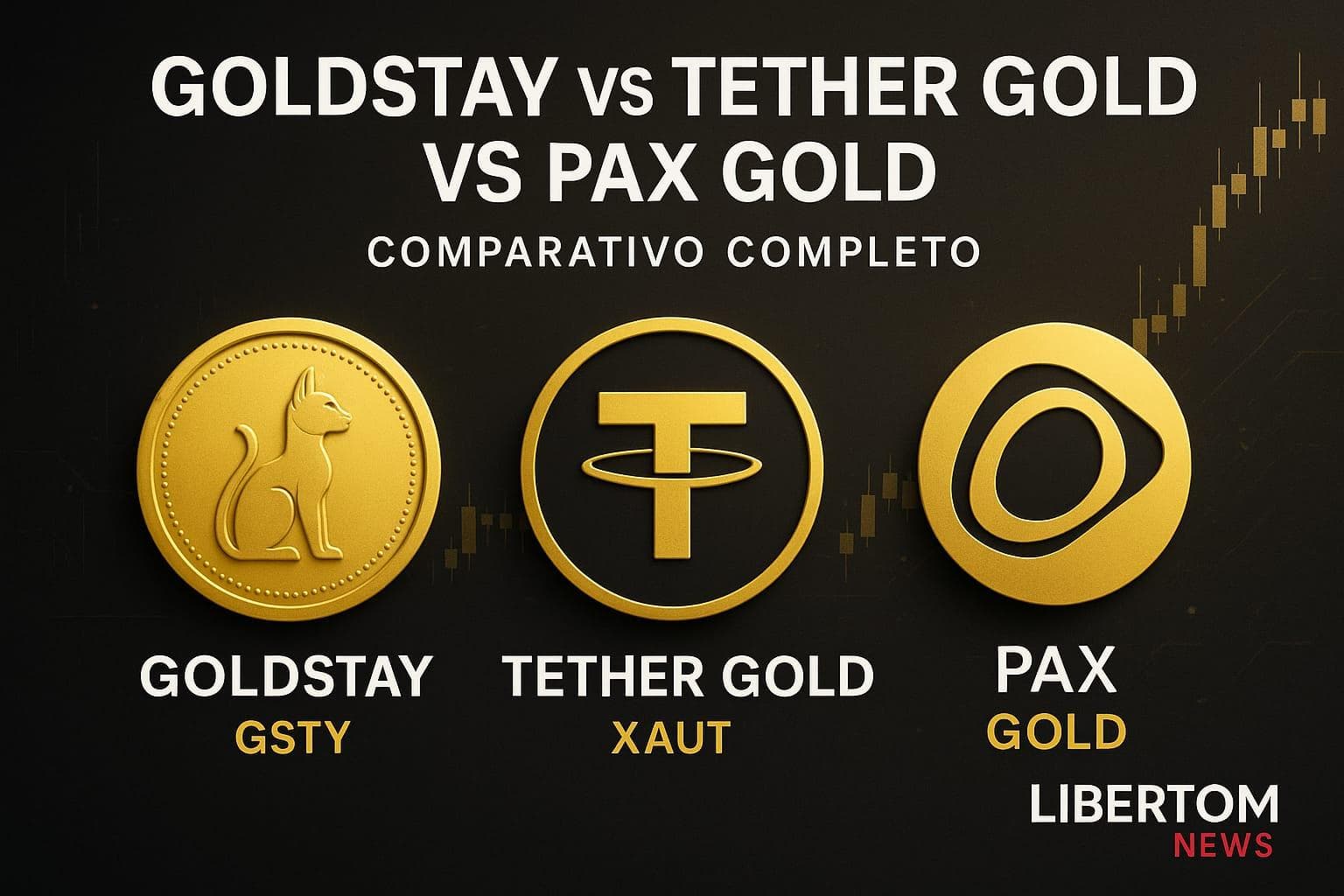 GoldStay vs Tether Gold vs. PAX Gold: Comparativo Completo