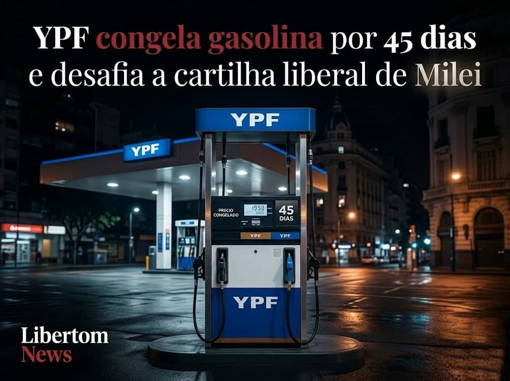 YPF congela gasolina por 45 dias e desafia a cartilha liberal de Milei
