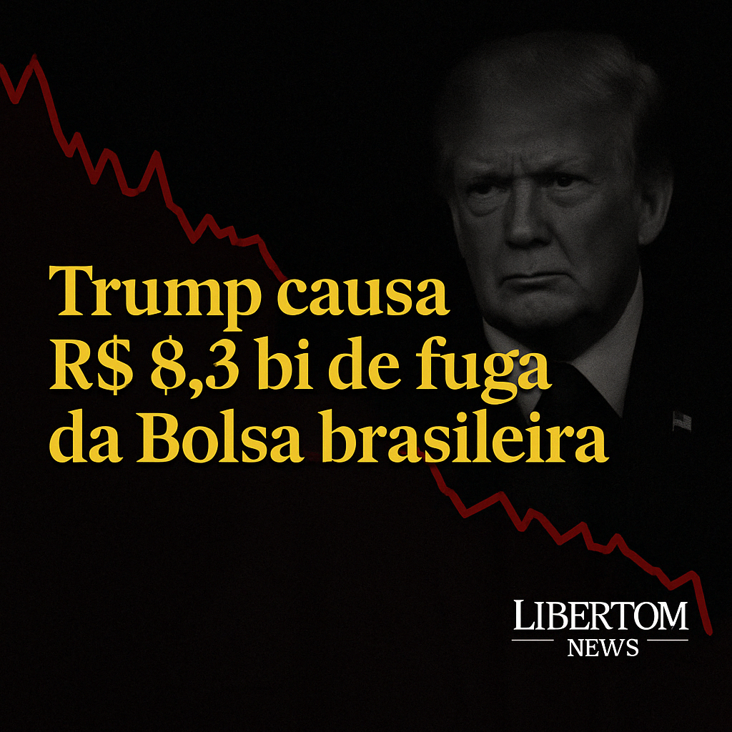 Retórica Protecionista de Trump Causa Fuga de R$ 8,3 Bilhões da Bolsa Brasileira em Abril