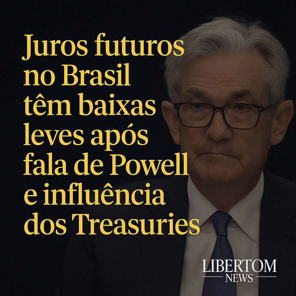 Juros Futuros no Brasil Têm Baixas Leves Após Fala de Powell e Influência dos Treasuries