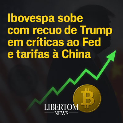 Ibovespa sobe com recuo de Trump em críticas ao Fed e tarifas à China