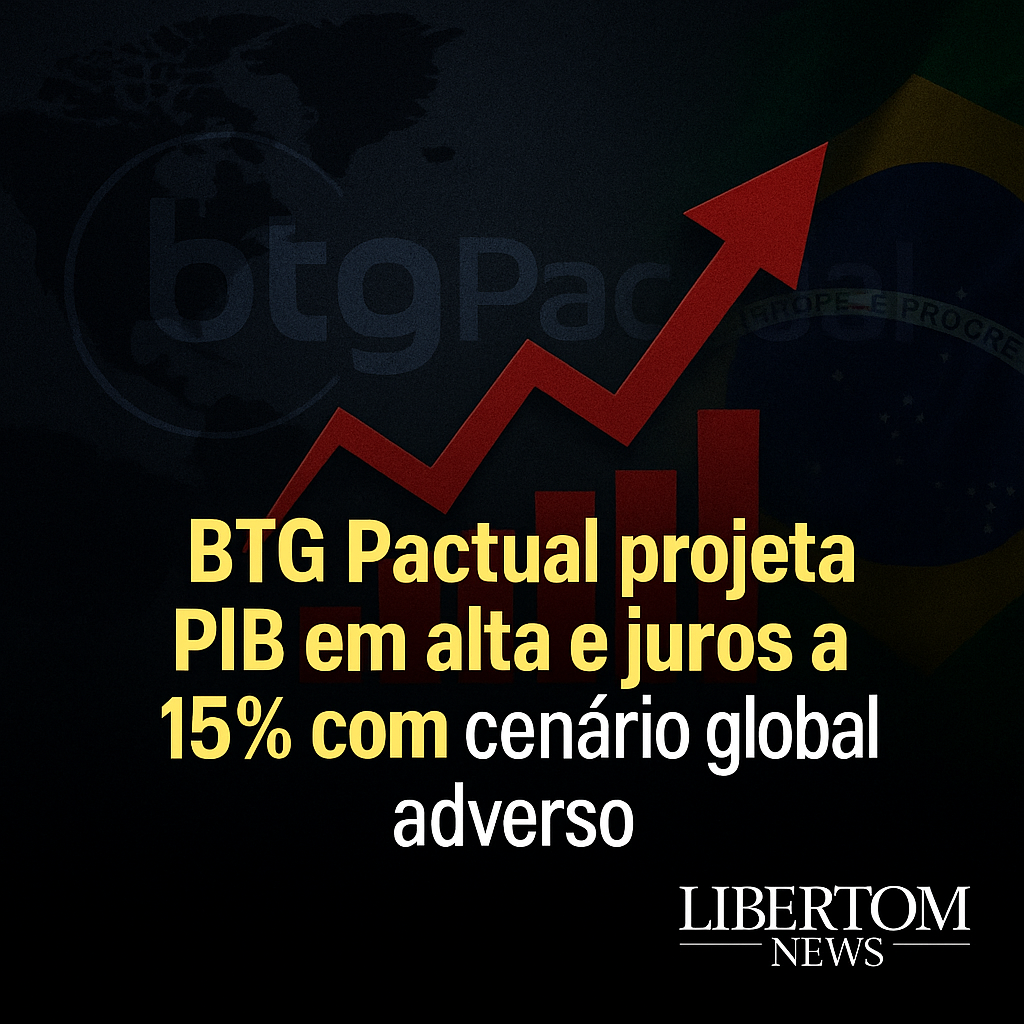 BTG Pactual Projeta Crescimento do PIB e Taxa de Juros de 15% para 2025 em Cenário de Risco Global