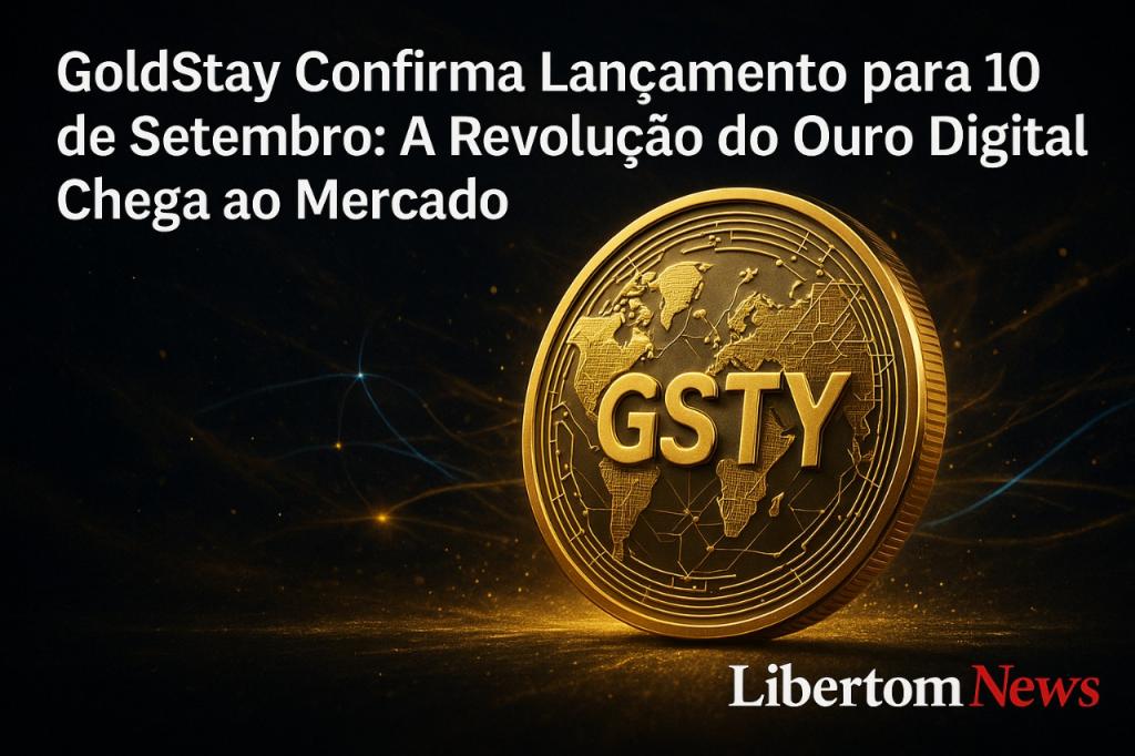 GoldStay Confirma Lançamento para 10 de Setembro: A Revolução do Ouro Digital Chega ao Mercado