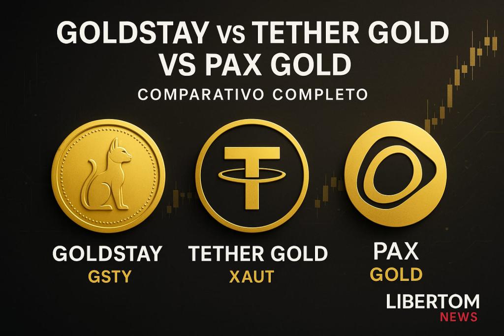 GoldStay vs Tether Gold vs. PAX Gold: Comparativo Completo